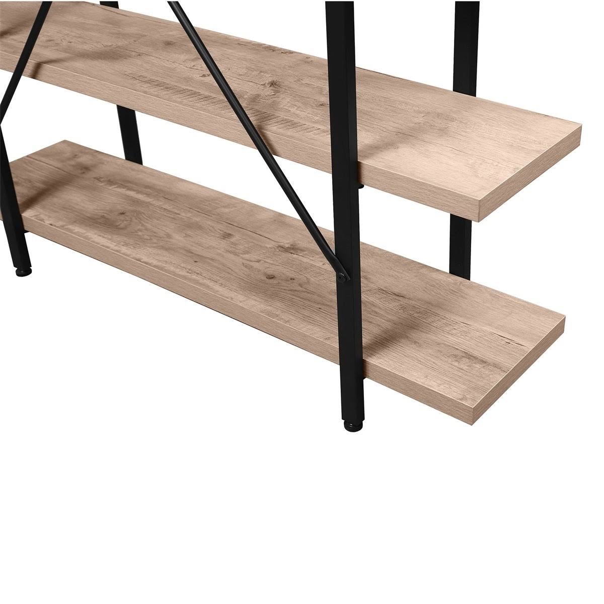 5-Tier Rustic Storage Bookshelf S560
