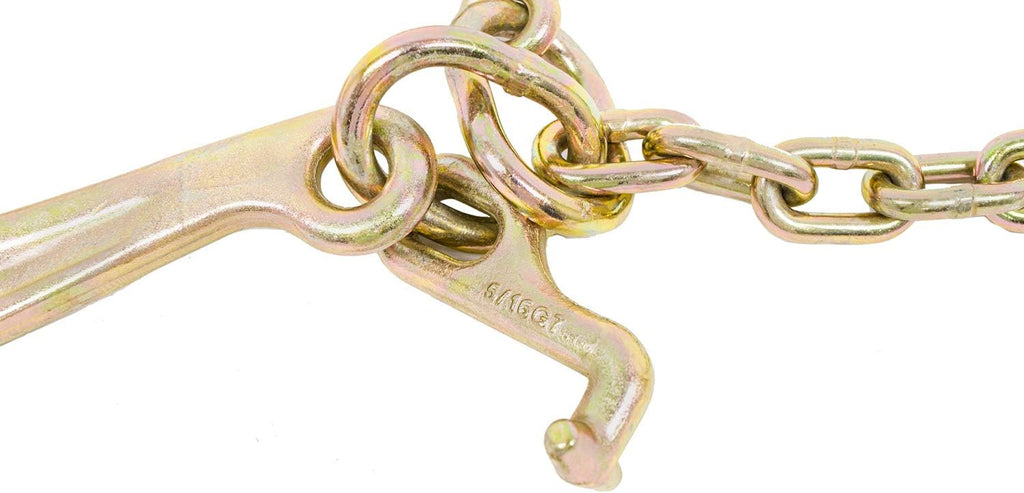 8" Medium J Hooks Chain Bridle with Grab Hooks 2' Legs (2 Pack) F2702