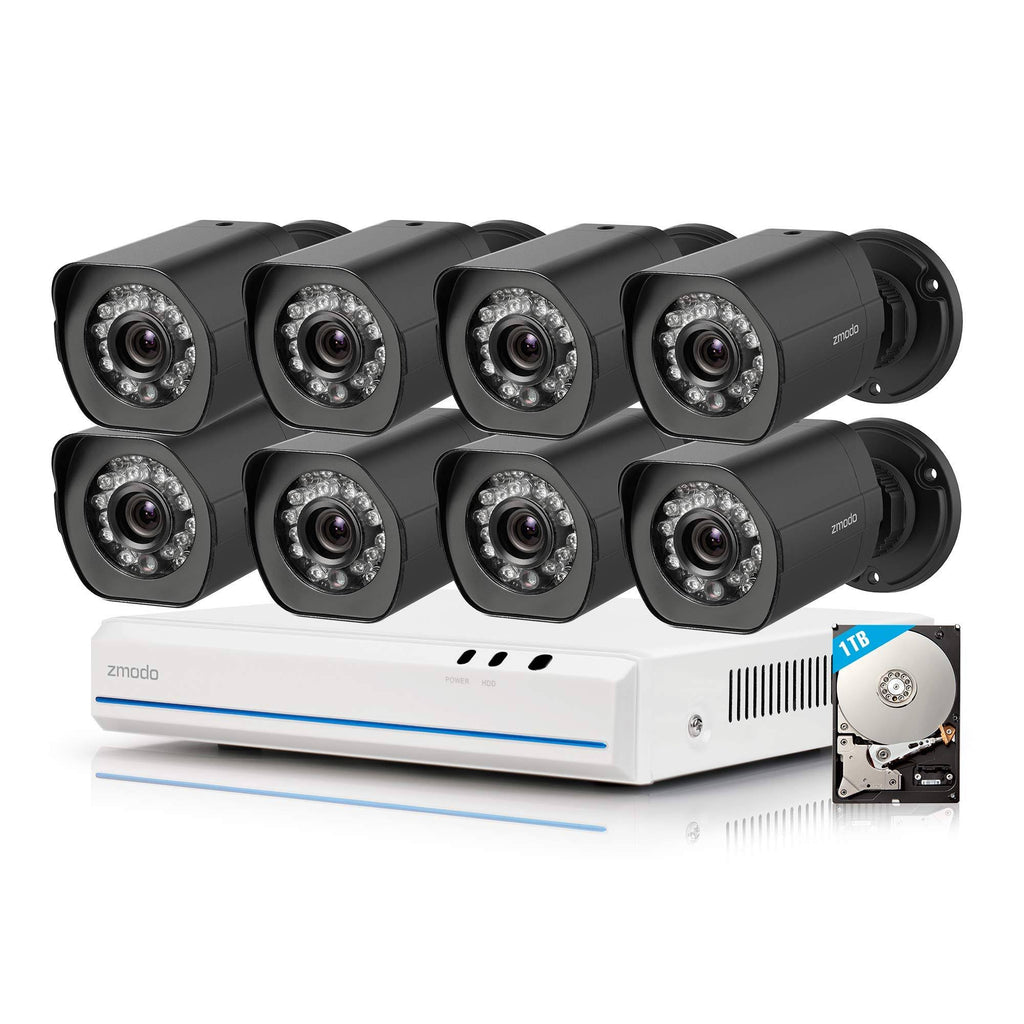 8CH NVR with 8 Cameras 1TB HDD E834507