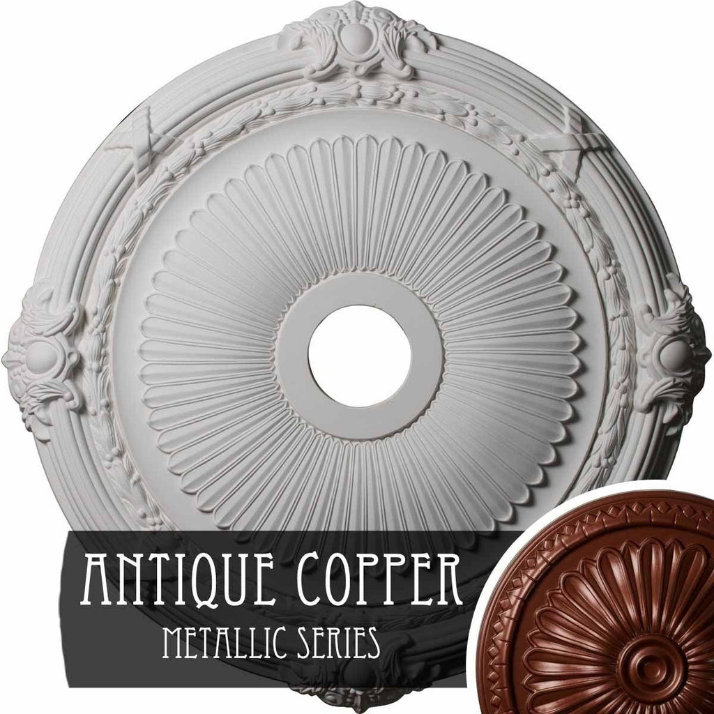 Copper Green Patina Finished Ceiling Medallion U8094
