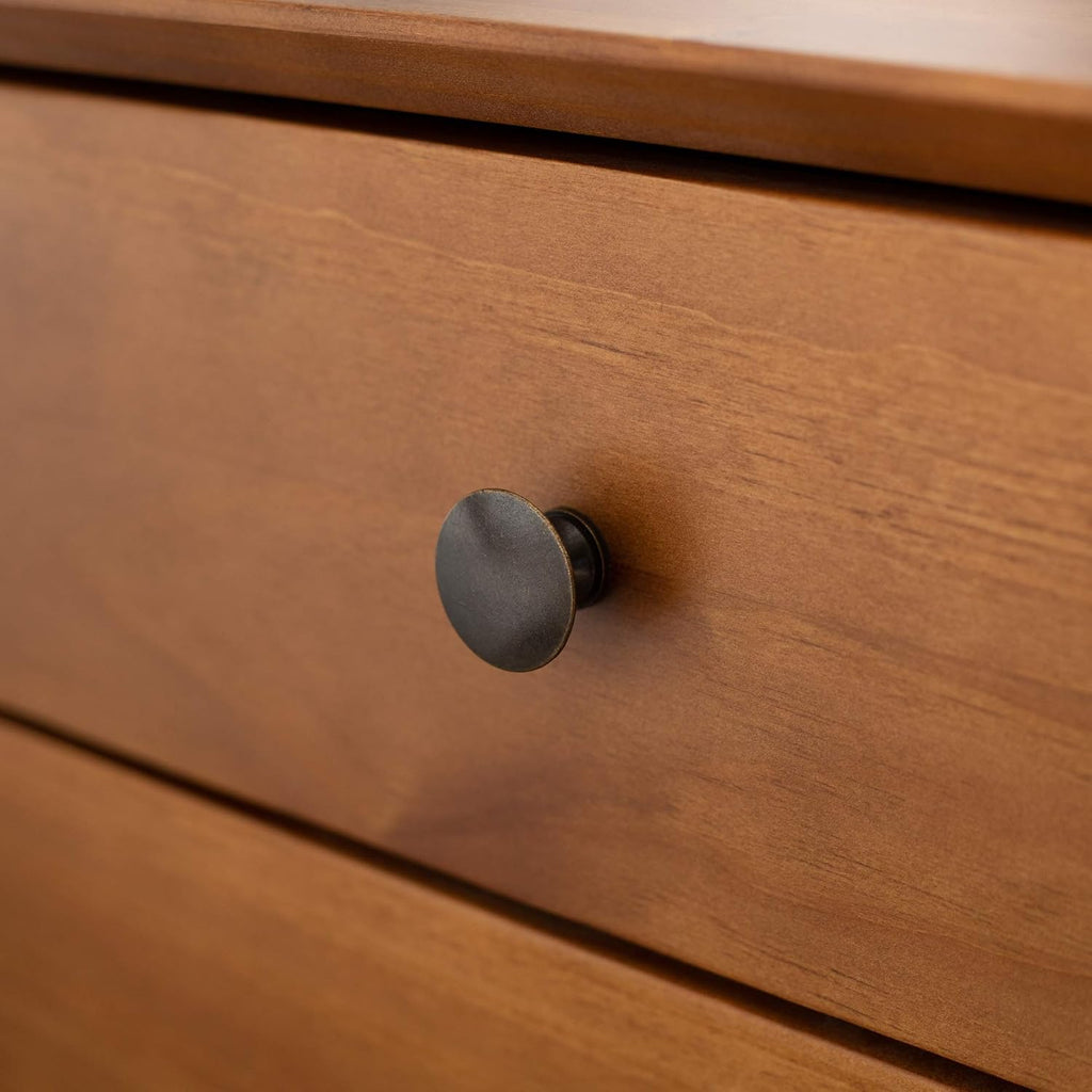 2 Drawer Solid Wood Nightstand Caramel X206