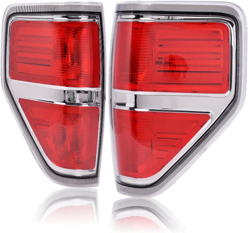 Chrome Trim Tail Lights for Ford F150 D396