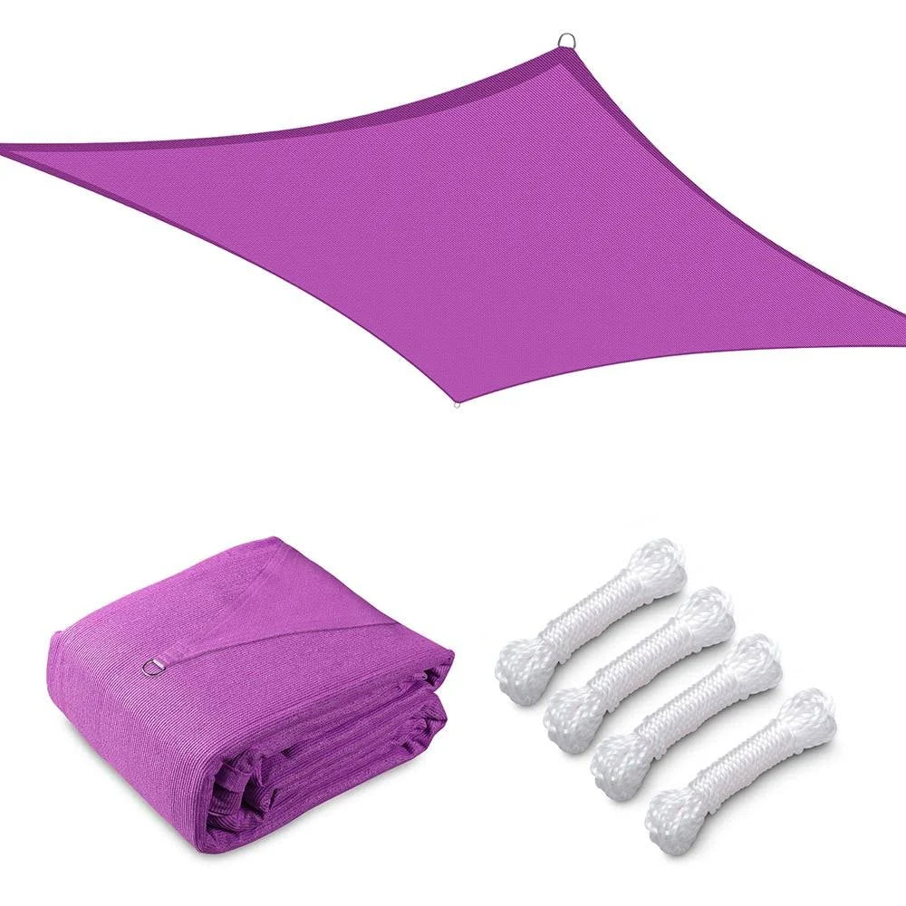 Fuchsia 20ft Square Sun Shade Canopy B483