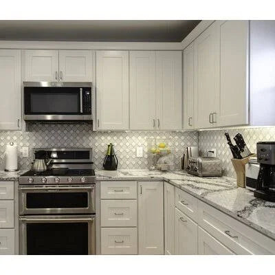 White Shaker Style Kitchen Wall Cabinet 1-Door N126