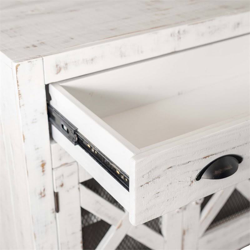 White 2-Door Accent Chest N715