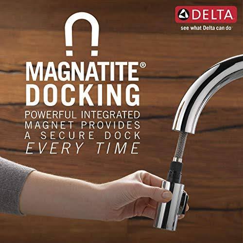 Single-Handle Pull-Down Kitchen Faucet, SpotShield Stainless L166