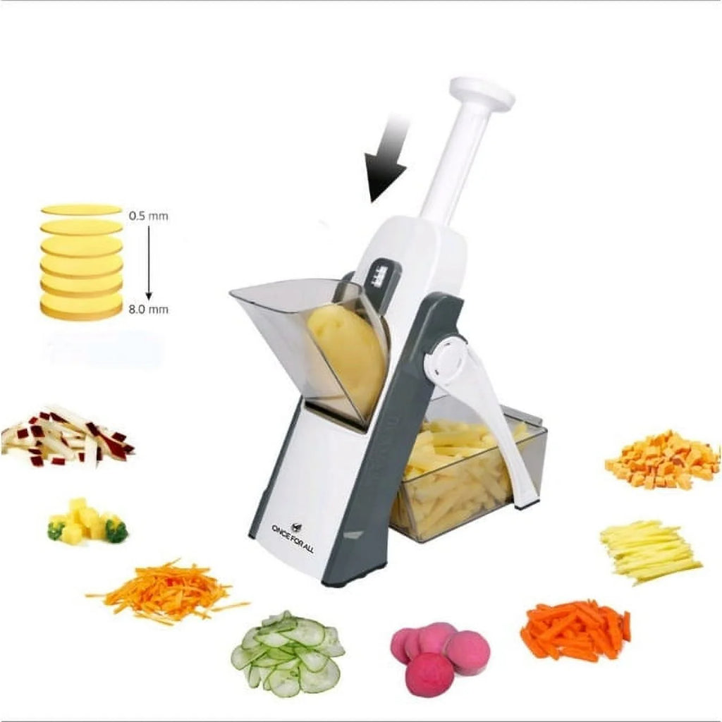 Black Stainless Steel Vegetable Chopper Slicer Dicer Cutter Z68120