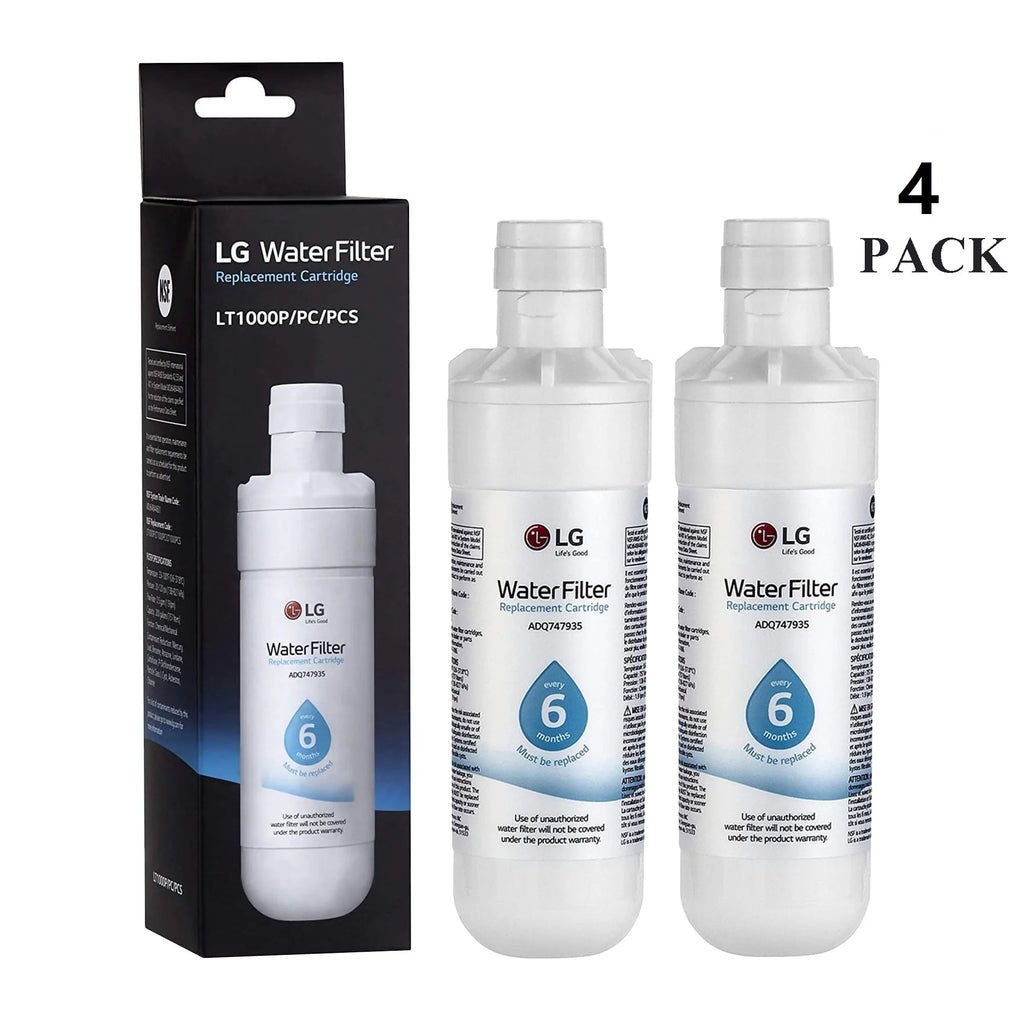 4 Pack Refrigerator Water Filter Replacement A214538