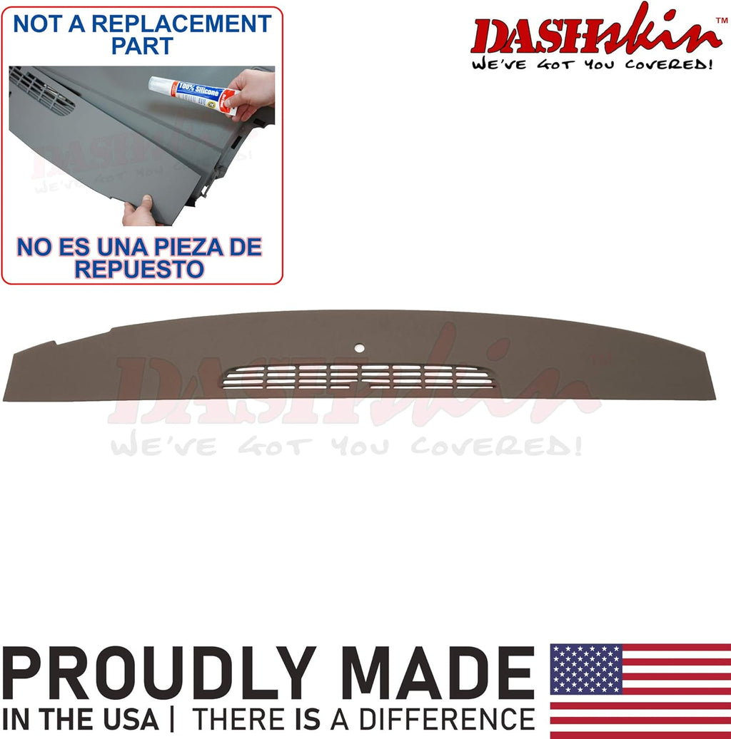 Molded Defrost Dash Cover for GM SUVs & Pickups in Cocoa Z6943