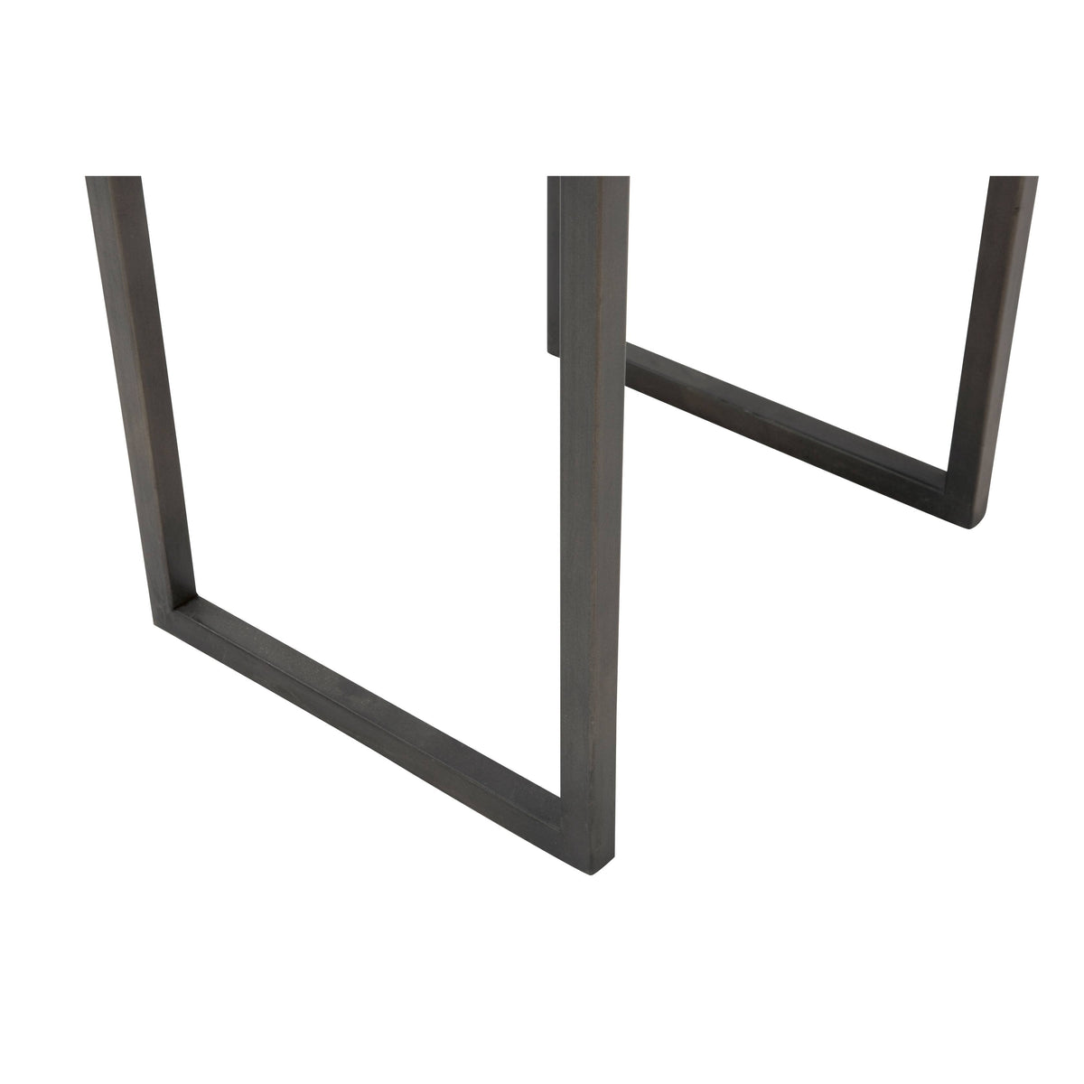 Set of 3 Bronze and Black Rectangular Solid Side Table D55999