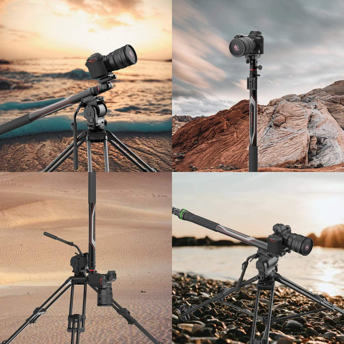 Motorized Camera Slider Monopod with Tripod C14426