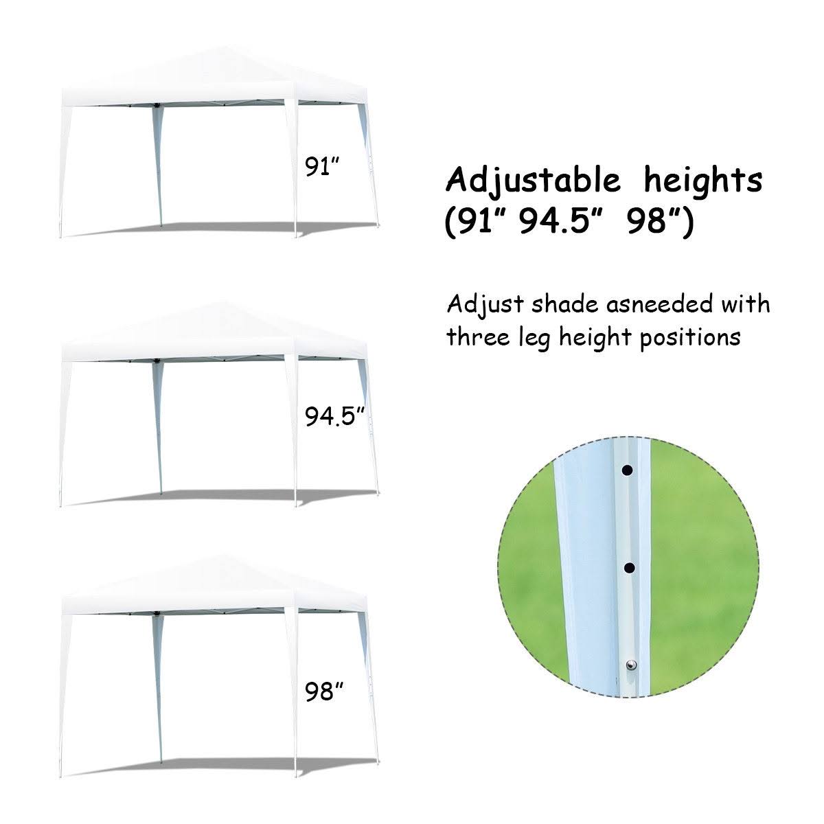 White Outdoor Gazebo Canopy Tent B694