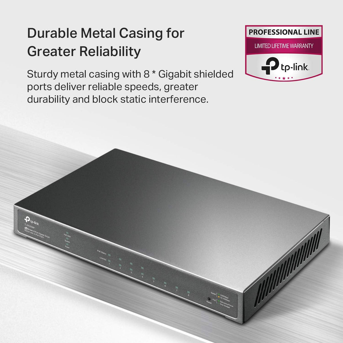 16 Port Gigabit Smart Managed Switch with 2 SFP Slots M61736