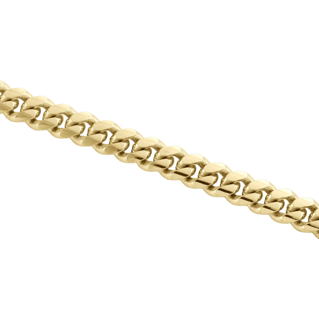 10K Yellow Gold Solid Miami Cuban Link Chain Necklace 30 Inch L76953