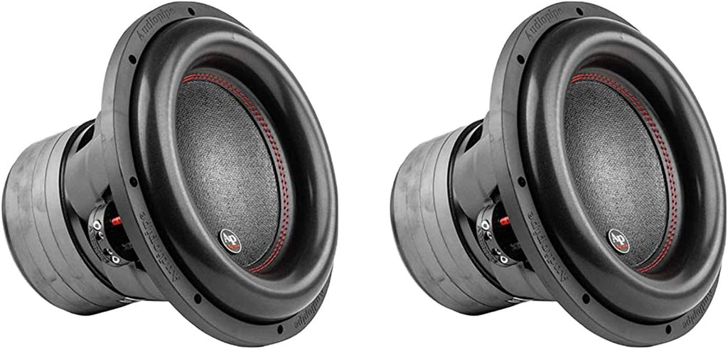 12 Inch 2,200 Watt 4 Ohm DVC Car Audio Subwoofer Speaker System, Black (2 Pack) Z614