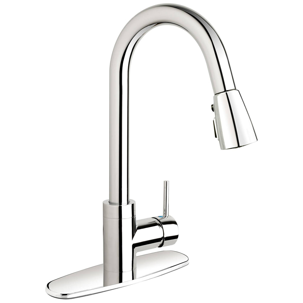 Polished Chrome Pull-Down Kitchen Faucet G6690