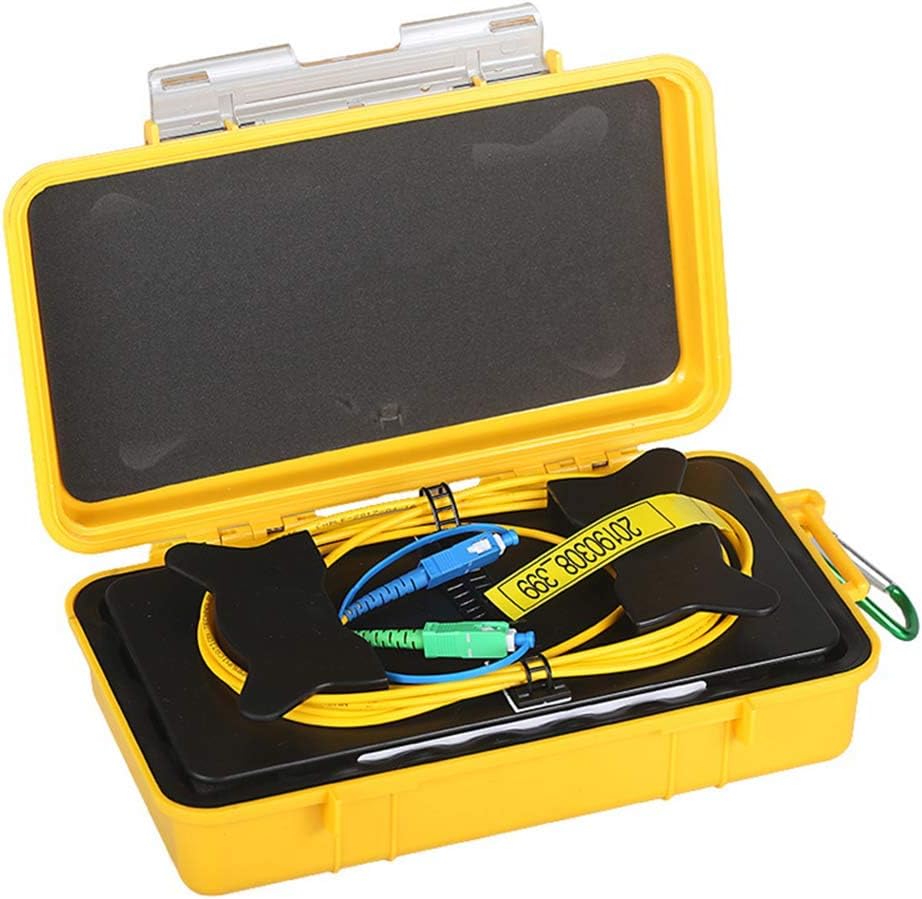 Fiber Optic OTDR Launch Cable Box Singlemode 9/125 SC/UPC-SC/APC Connector (1000M) M3047