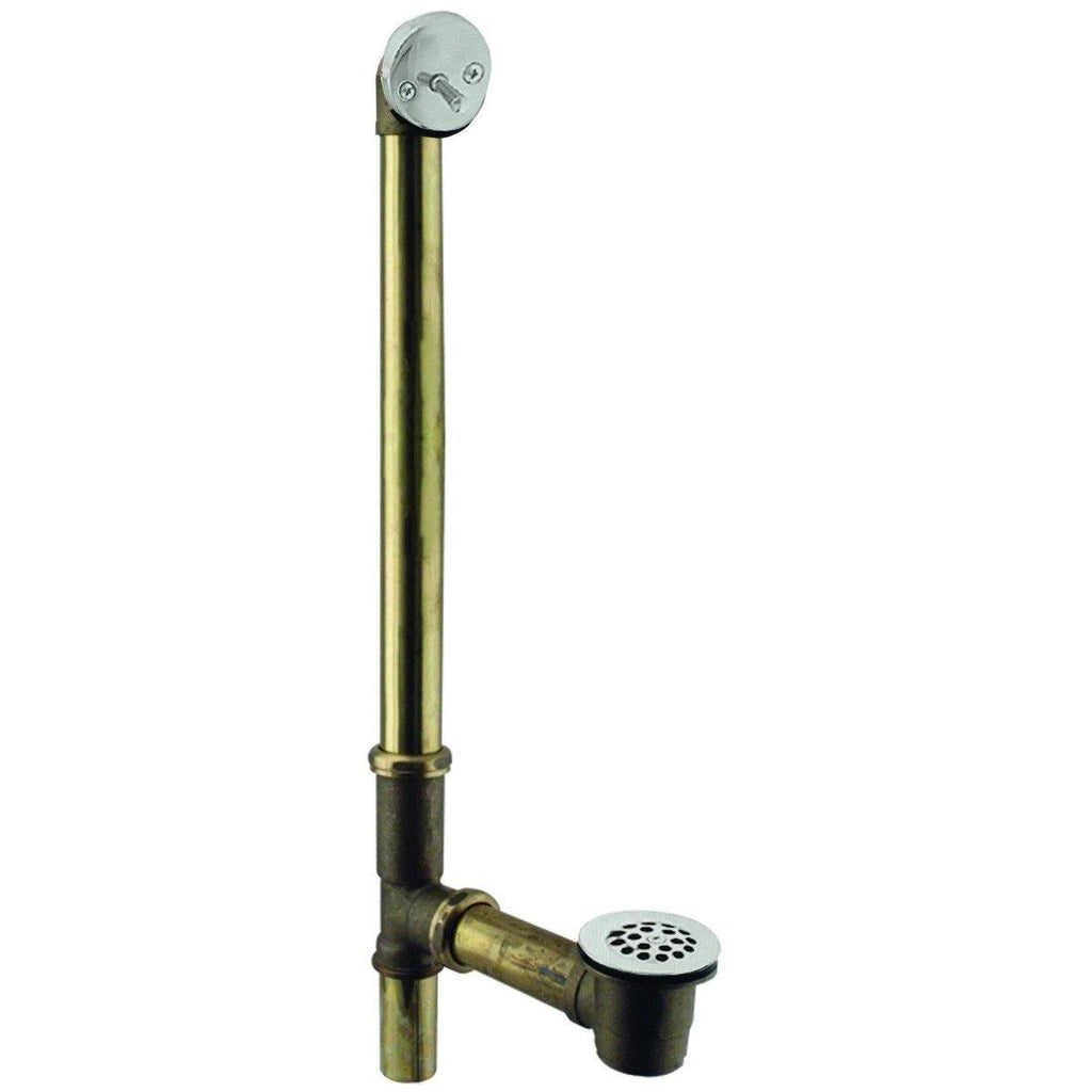 22-1/2-Inch Trip Lever Bath Waste and Overflow with Grid Drain S39057
