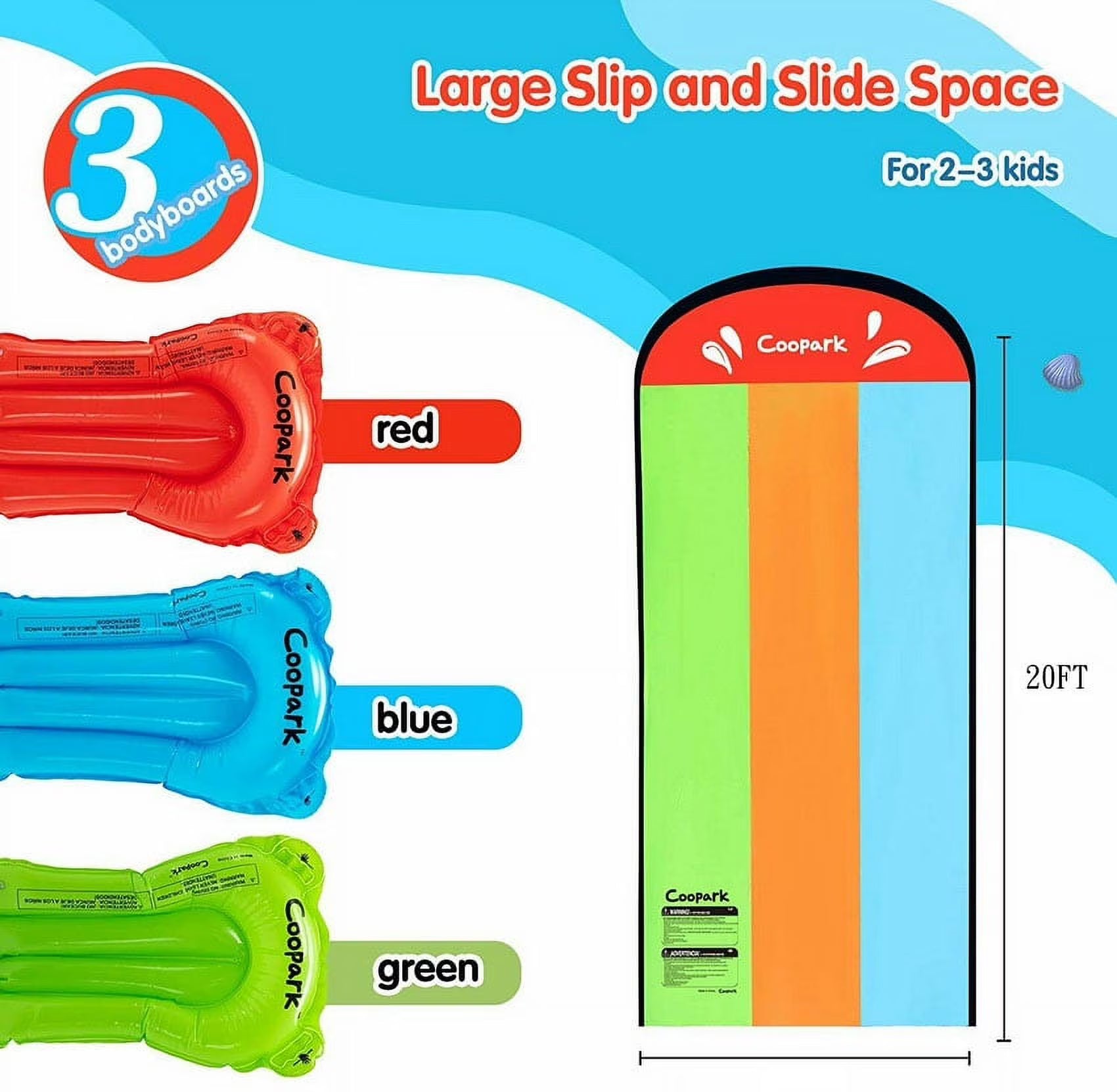 20' Inflatable Water Slide V3340