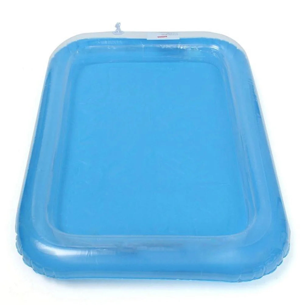Blue Inflatable Sandbox Sand Toy Tray Y3875