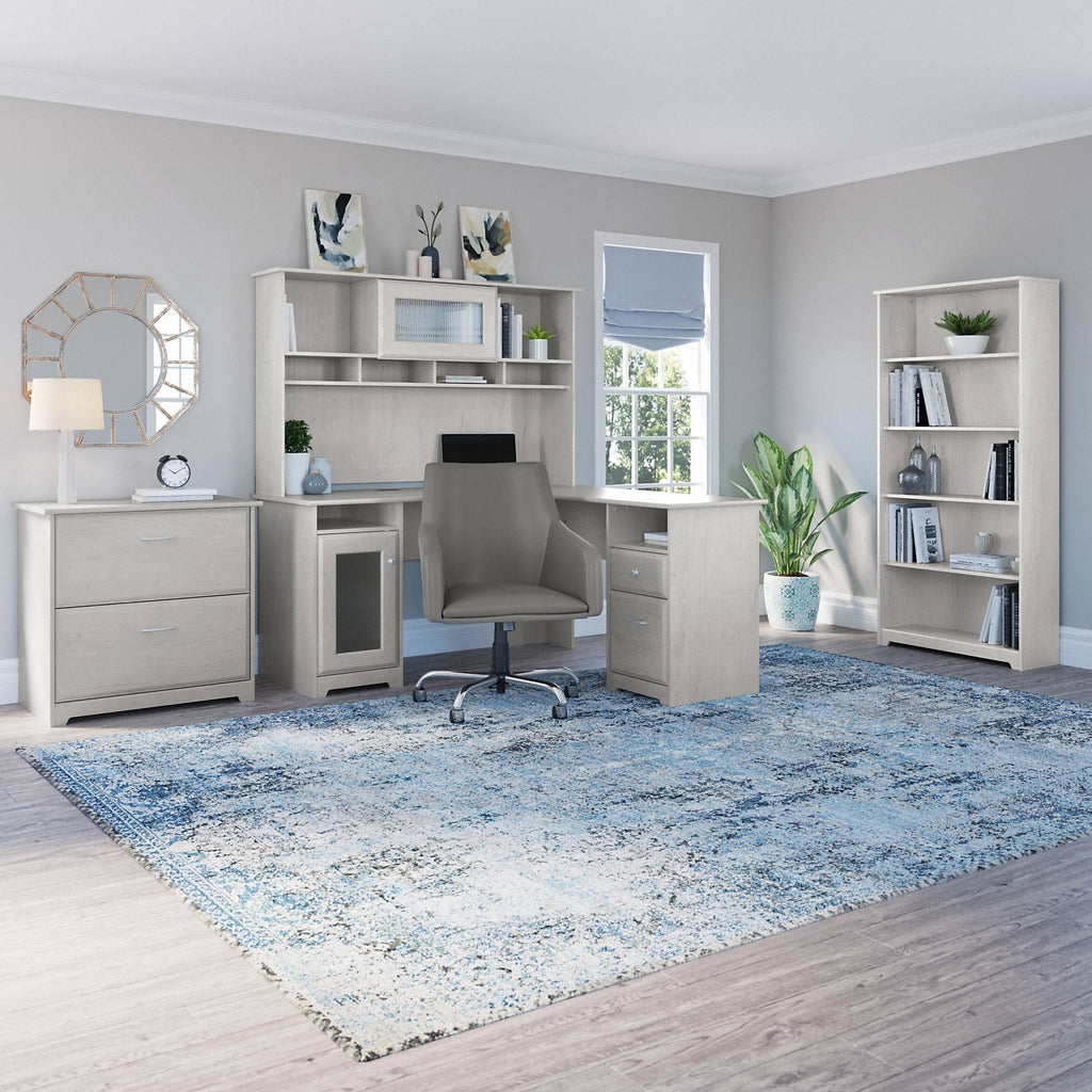 2 Drawer Lateral File Cabinet in Linen White Oak E670379