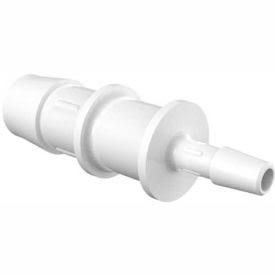 5/8x22 to 1/4x22 Barbed Reduction Coupler, Natural Nylon R6474