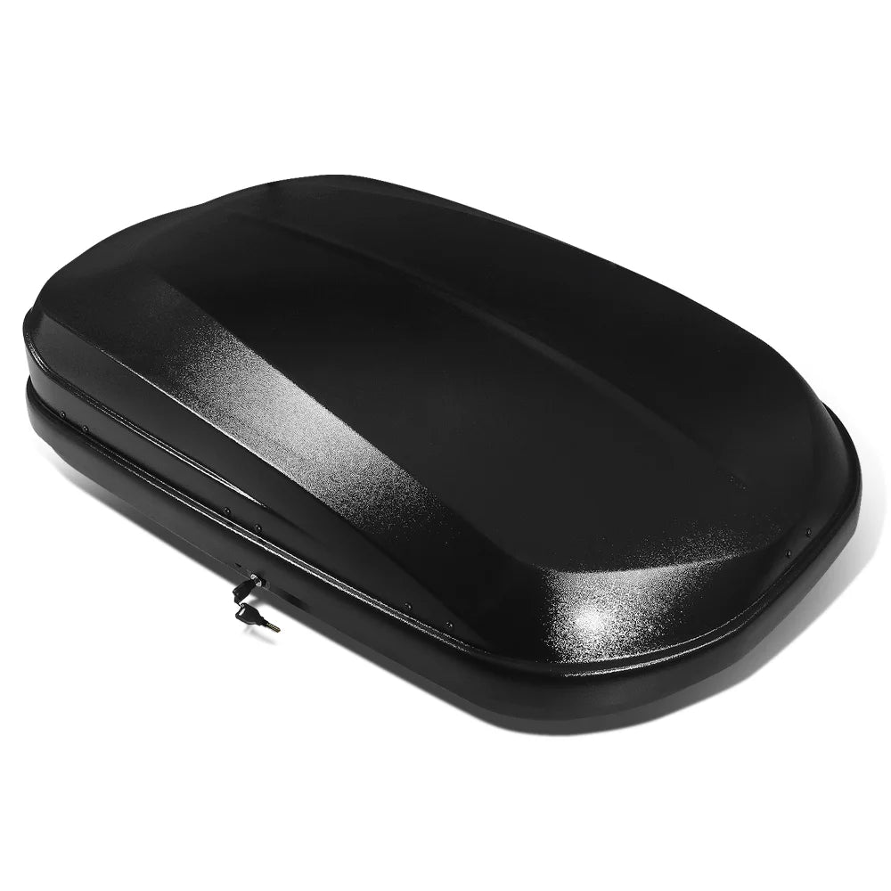 SUV Cargo Top Box Carrier Rooftop Storage Luggage with Lock with Cross Bar (55"L X 34.5"W X 14"H) N74085