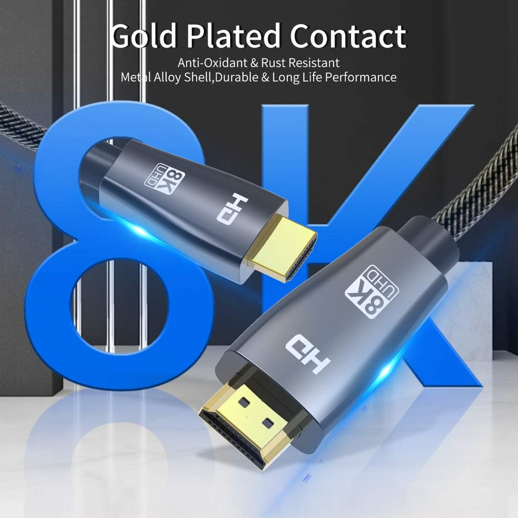 8K HDMI Cable 48Gbps 5M 16.5ft Pack of 2 V955963