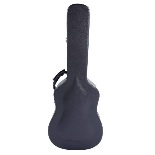 41 Arched Acoustic Guitar Hard Shell Case Black W81011