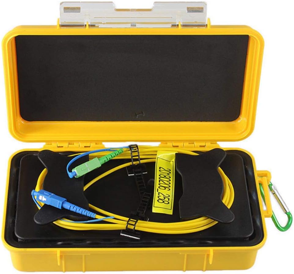 Fiber Optic OTDR Launch Cable Box Singlemode 9/125 SC/UPC-SC/APC Connector (1000M) M3047