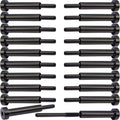Black Steel Cable Railing Hardware Kit, Swage Tensioner 20 Pcs E512