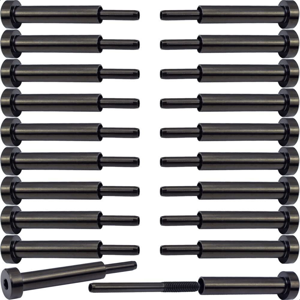 Black Steel Cable Railing Hardware Kit, Swage Tensioner 20 Pcs E512