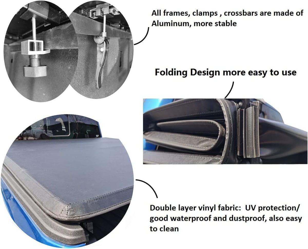 Soft Tri Fold Truck Bed Tonneau Cover P117496