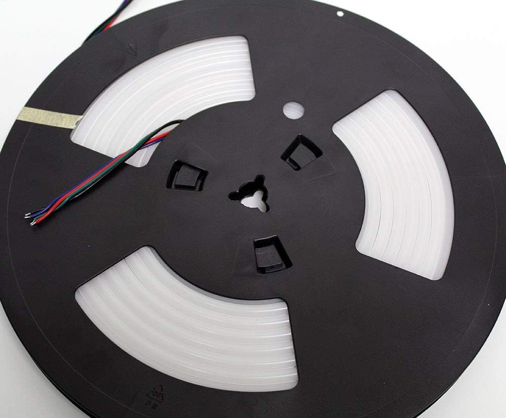 24V RGB LED Neon Strip Light Waterproof IP67, 5M/16.4ft, Pack of 2 M383248