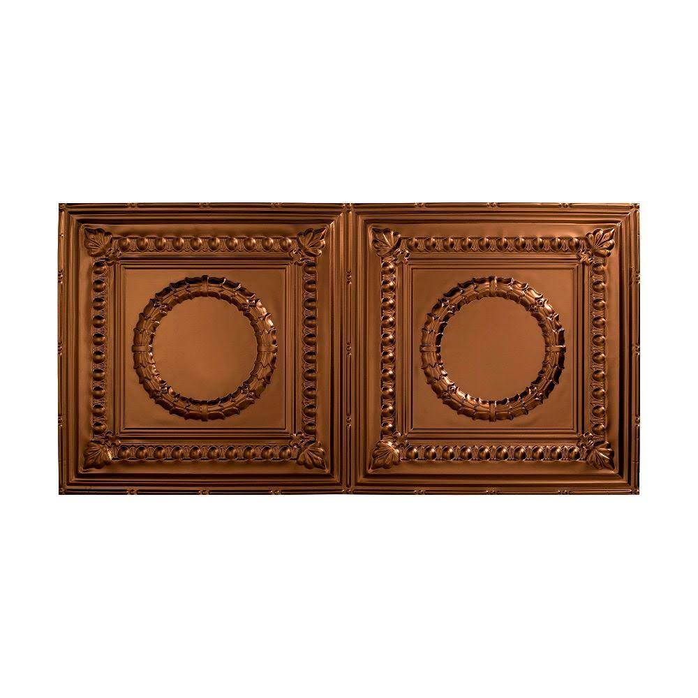 Oil-Rubbed Bronze Glue Up Ceiling Tile 5 Pack J352