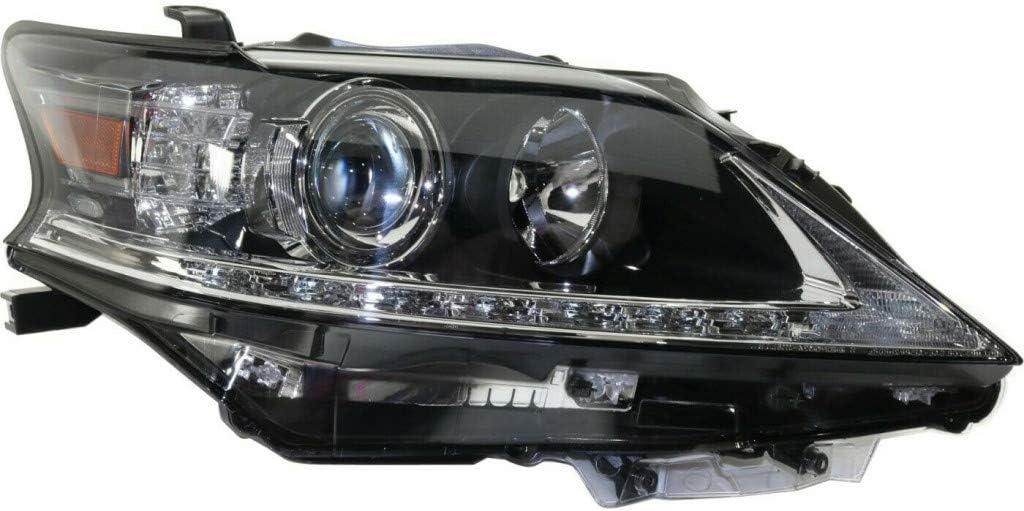 Headlight Assembly Passenger Side Black Housing Y765280