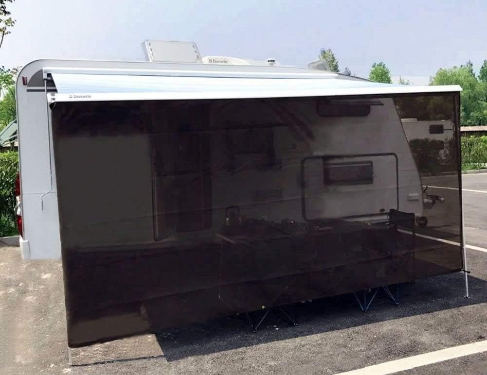 Brown Screen Sunshade Complete Kits Motorhome Camping Trailer Canopy Shelter V79543