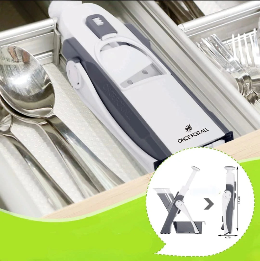 Black Stainless Steel Vegetable Chopper Slicer Dicer Cutter Z68120