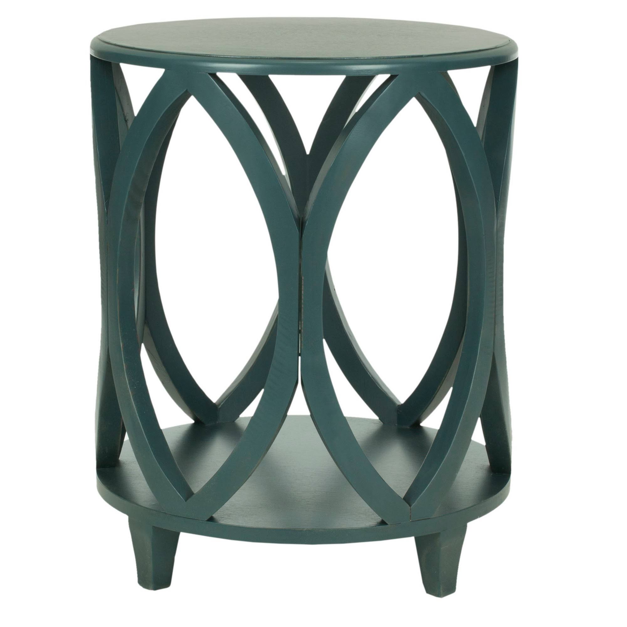 Dark Teal Accent Table V44484