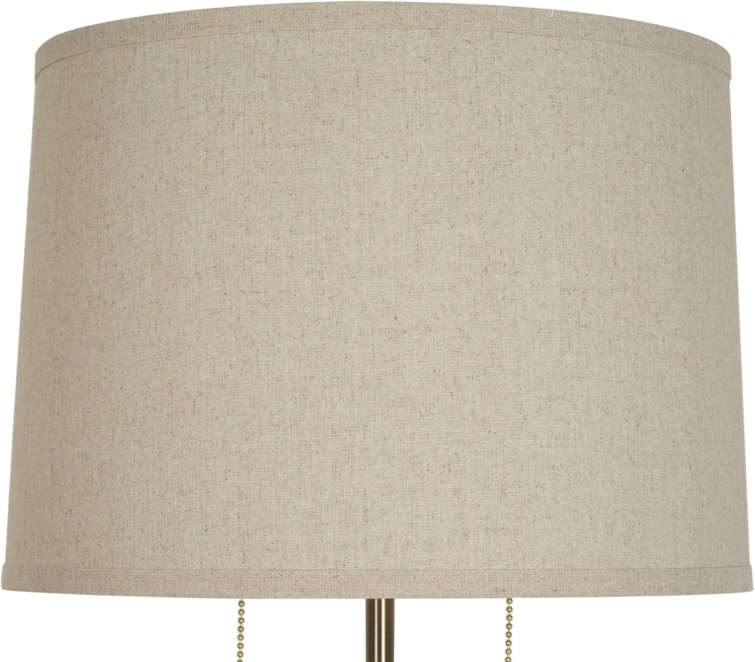 Black & Antique Brass 2-Light Table Lamp Z9035