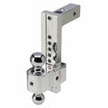 Silverado 1500 2.50-Inch Receiver Hitch Anti-Rattle Adjustable Ball Mount with 2-Inch and 2-5/16 W547