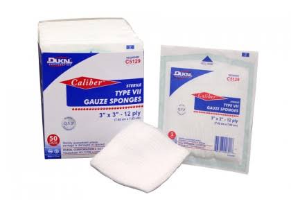 12 Ply Non-Sterile Gauze 4x22, 200 per Bag, 10 Bags per Case M15698