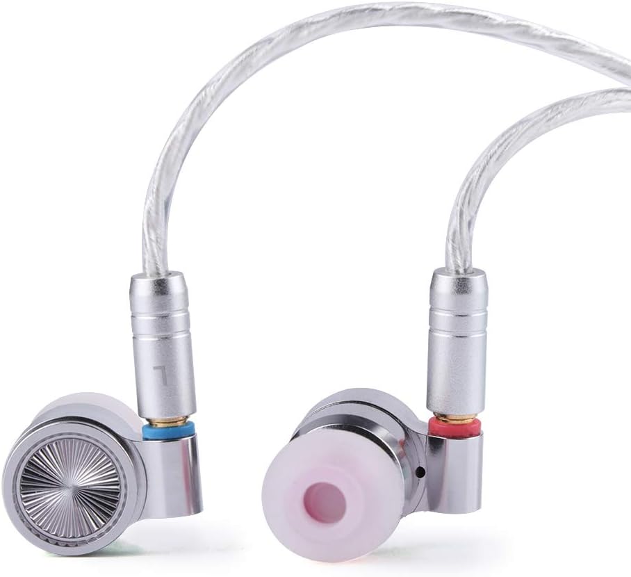 TIN HiFi T4 10mm Carbon Nanotube Dynamic Driver in-Ear Monitor Earphones with Silver-Plated MMCX Cable G53706