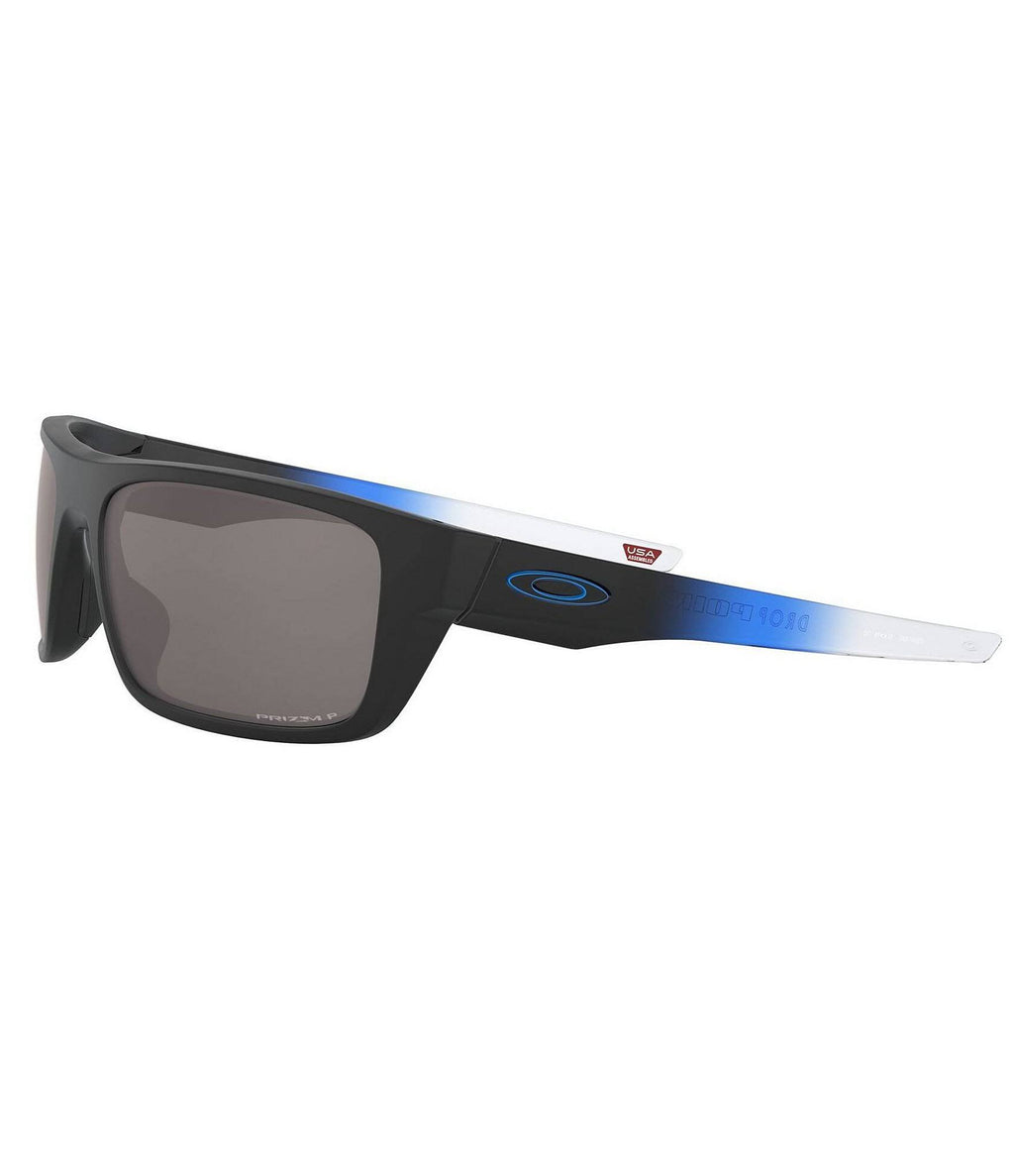 Matte Black Rectangular Polarized Sunglasses N687