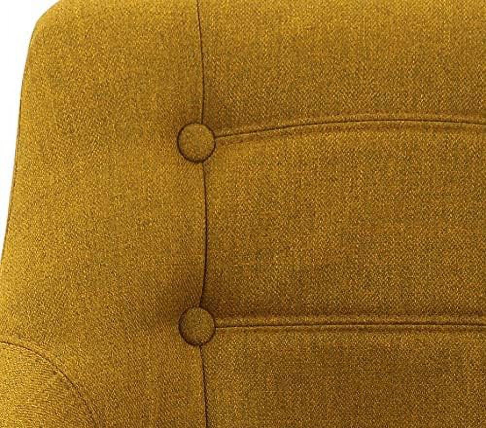 Adjustable Fabric Tufted Swivel Barstool with Back O45129