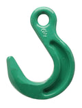 9/32x22 Cam-Alloy Eye Foundry Hook, Grade 100, Painted Green W734