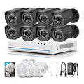 8CH NVR with 8 Cameras 1TB HDD E834507
