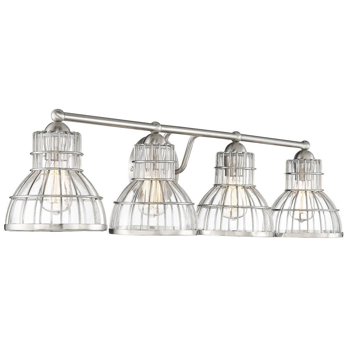 4 Light Bath Bar, Satin Nickel X89438