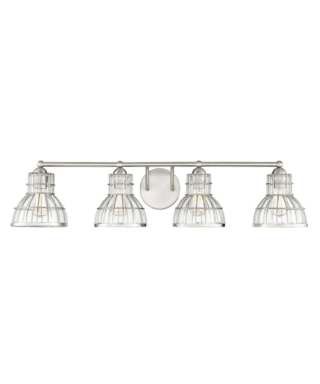 4 Light Bath Bar, Satin Nickel X89438