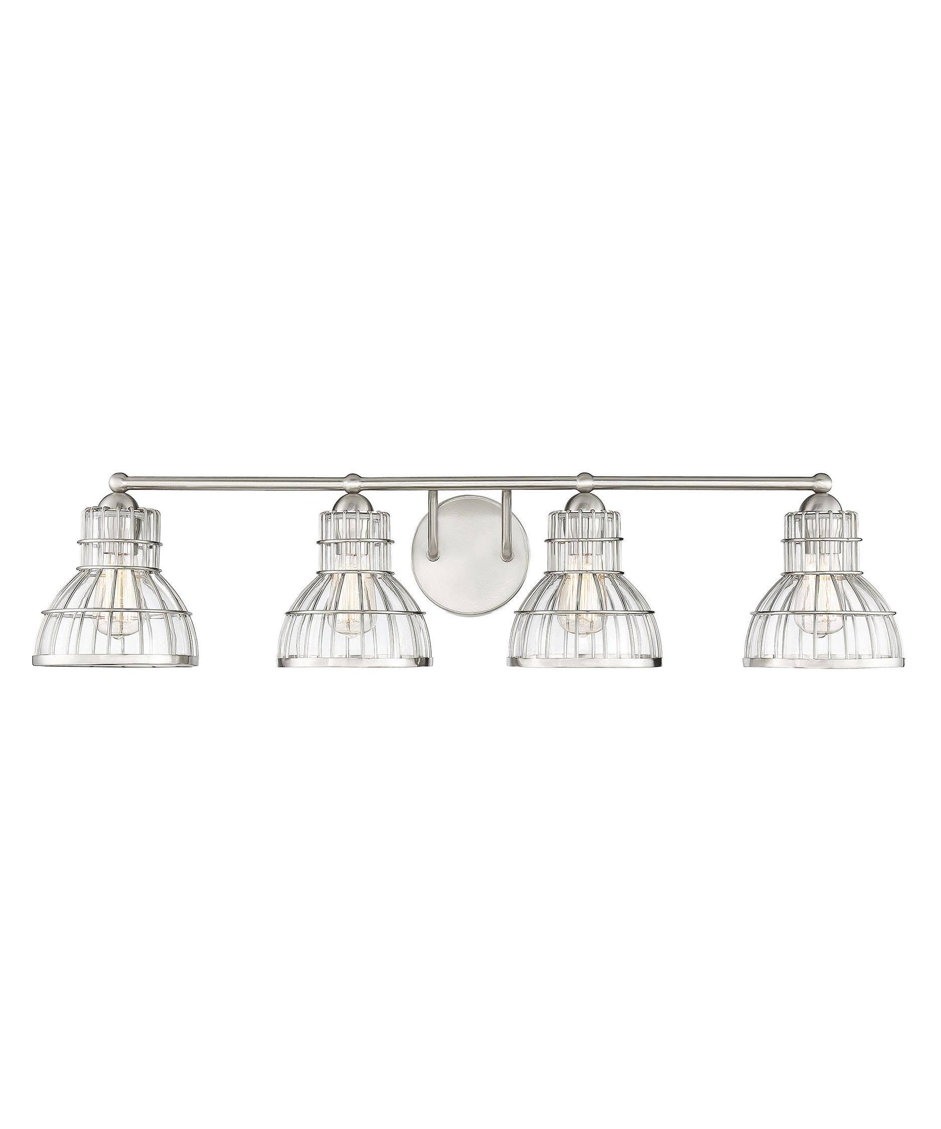 4 Light Bath Bar, Satin Nickel X89438